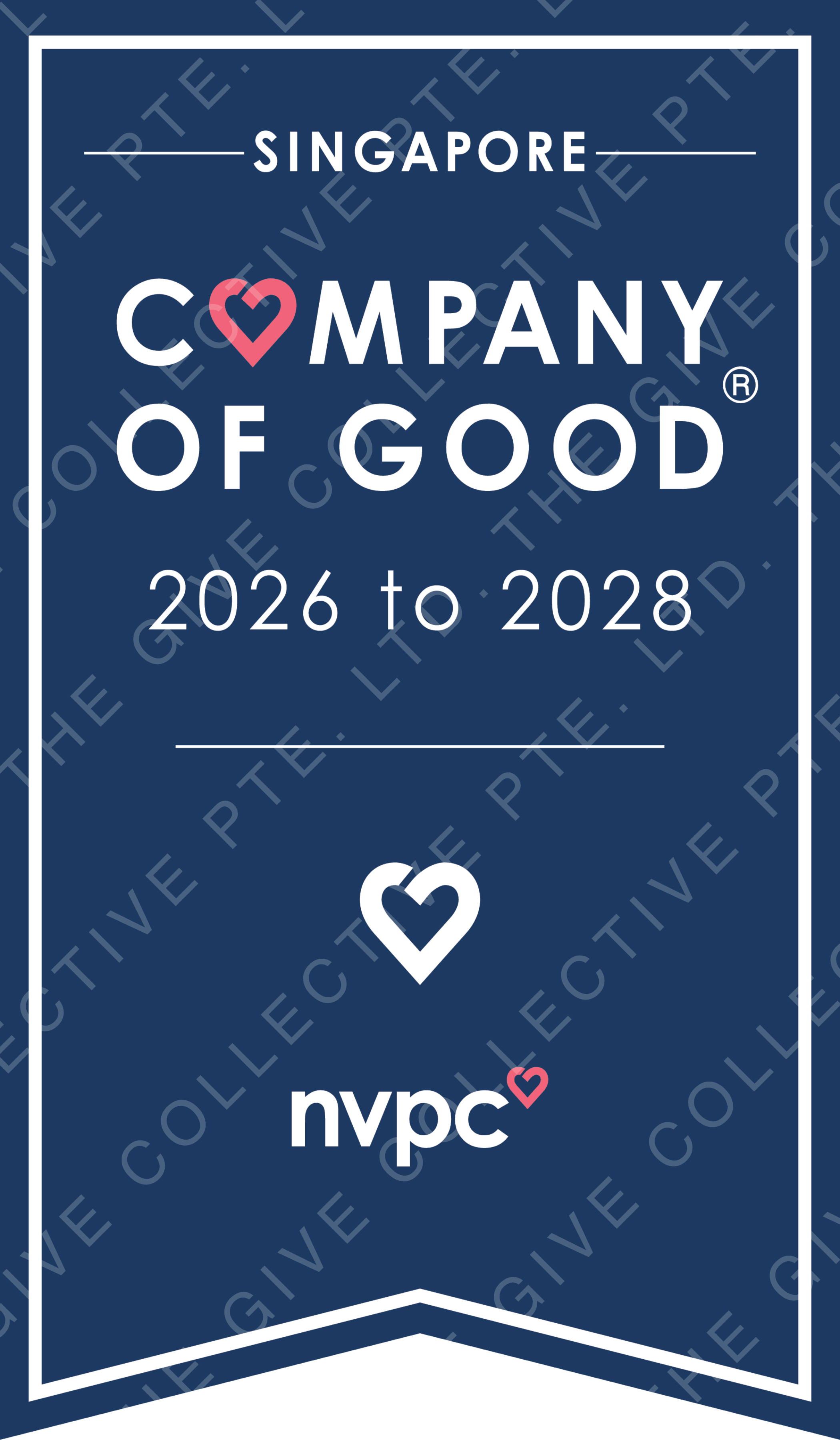 Company of Good recognition, Singapore, 2026 to 2028